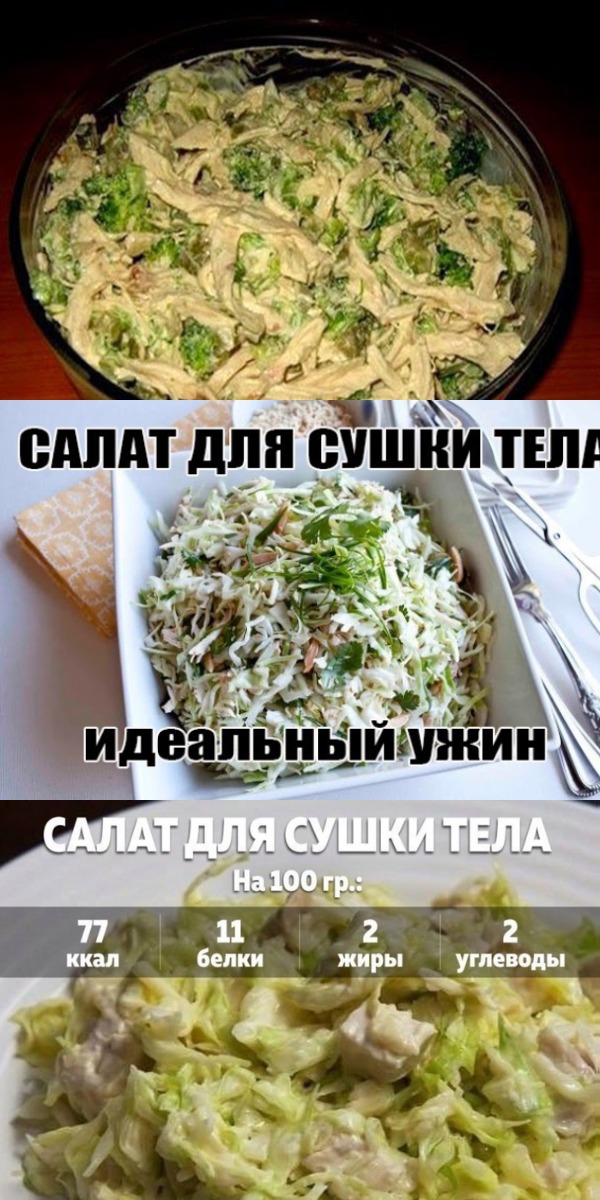 Лучший салат для сушки тела: худеем к лету